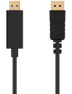 Ewent EC1431 Conversor de Imagen Displayport a HDMI 4K 1.8m Negro-AISCCI0533