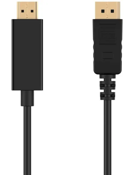Ewent EC1431 Conversor de Imagen Displayport a HDMI 4K 1.8m Negro