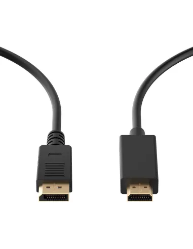 Ewent EC1431 Conversor de Imagen Displayport a HDMI 4K 1.8m Negro