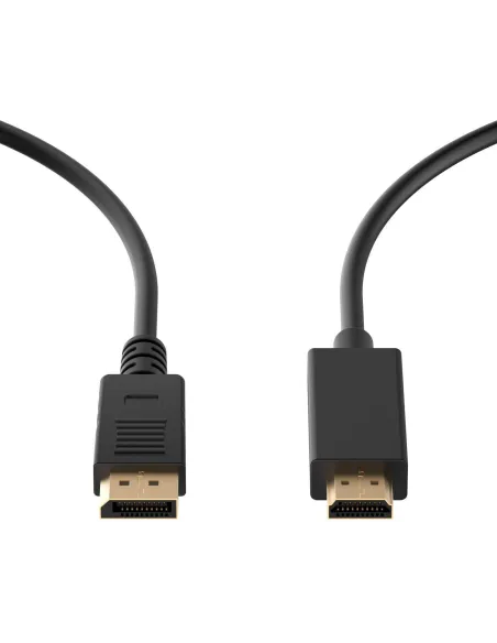 Ewent EC1431 Conversor de Imagen Displayport a HDMI 4K 1.8m Negro