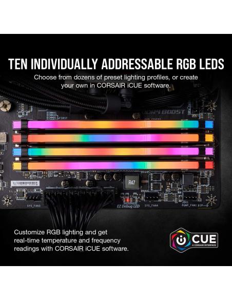 Corsair Vengeance RGB Pro DDR4 3200MHz PC4-25600 16GB (2x8GB) CL16 Negras