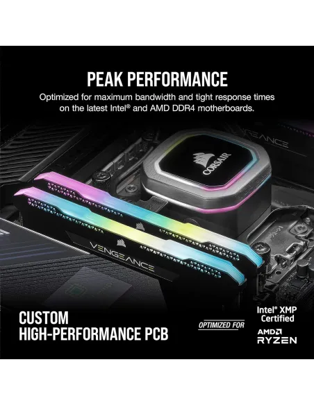 Corsair Vengeance RGB Pro SL DDR4 3200MHz PC4-25600 16GB (2x8GB) CL16 Gris