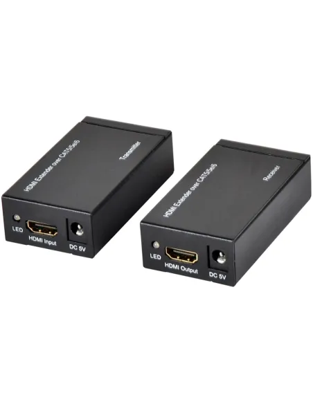 Ewent EW3715 Extensor HDMI por Cables UTP Cat 5/Cat 5e/Cat 6 Full HD Negro