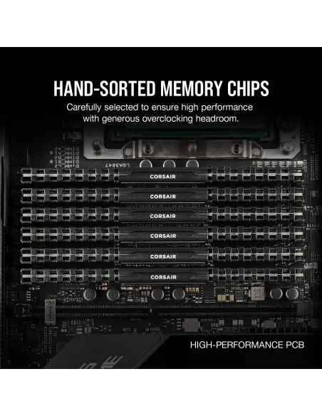 Corsair Vengeance LPX DDR4 3200MHz PC4-25600 64GB (2x32GB) CL16 Negra