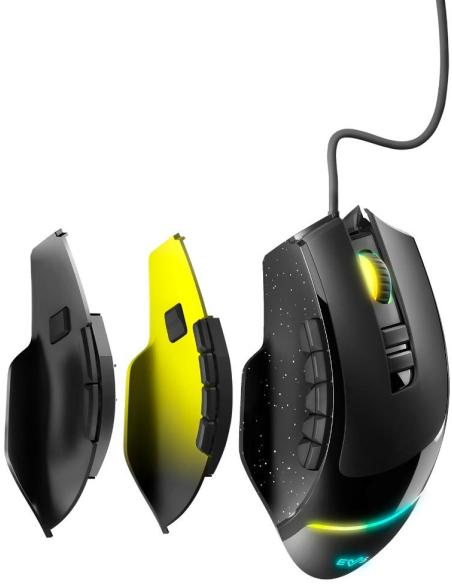 Energy Sistem 452071 Gaming Mouse ESG M5 Triforce Ratón Gaming RGB 10000 DPI