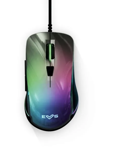 Energy Sistem 452125 ESG M3 Neon Ratón Gaming RGB 7200 DPI Negro