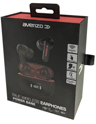 Avenzo AV-TW5010B Auriculares Inalámbricos TWS Negros