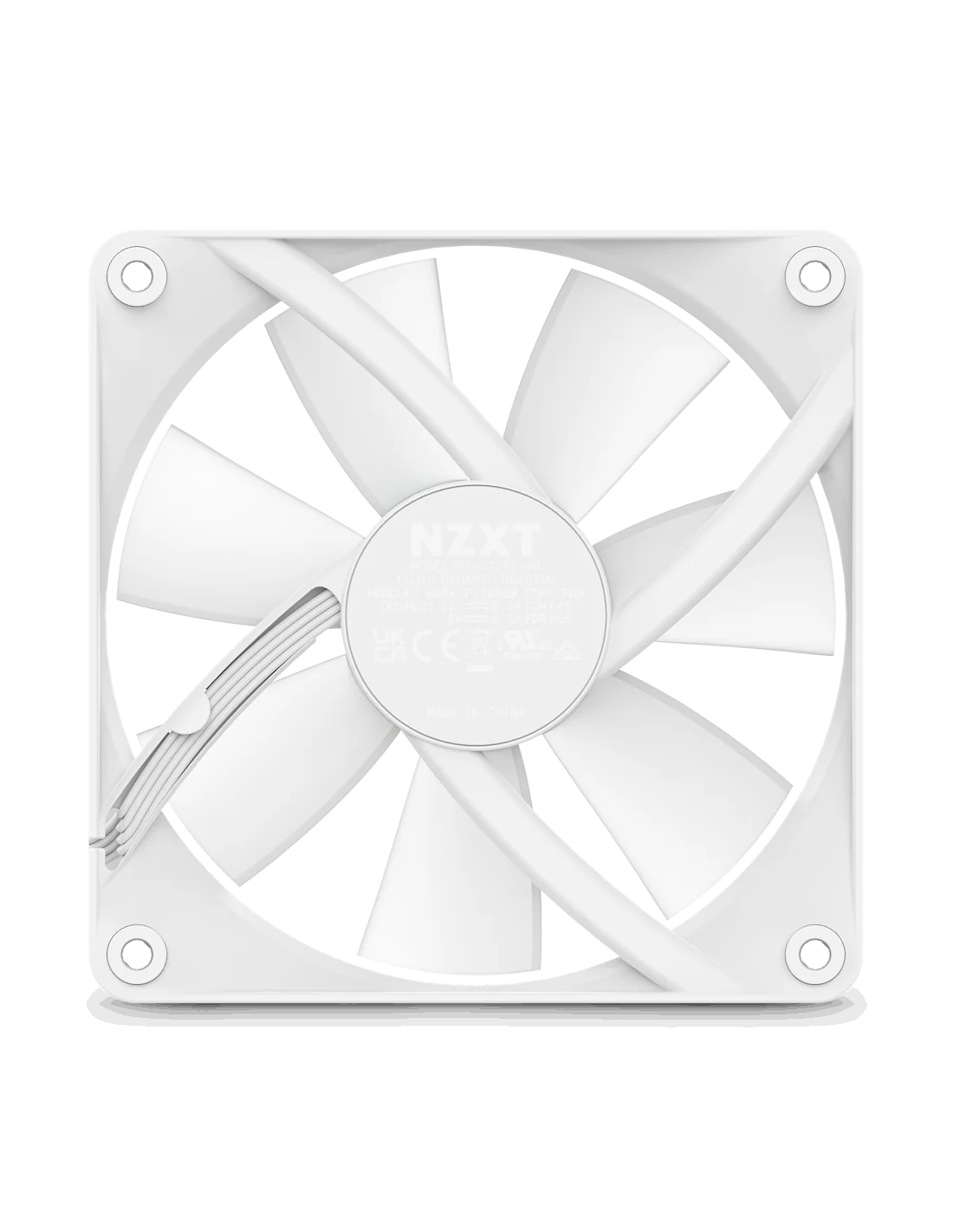 NZXT F120 Core RGB Ventilador 120mm Blanco