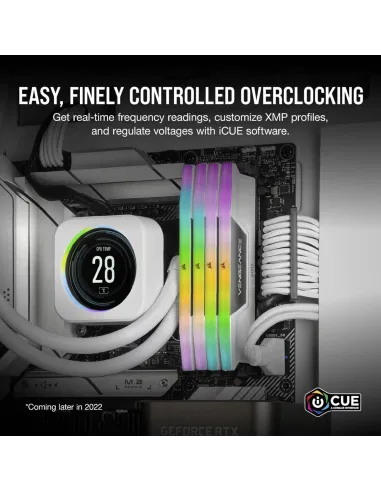 Corsair Vengeance RGB White DDR5 5600MHz 32GB (2x16GB) CL36 Blancas