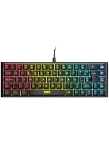 Energy Sistem 455072 Gaming ESG K4 Kompact Teclado Gaming RGB Negro
