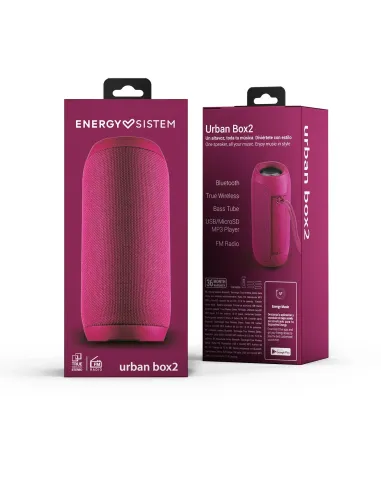 Energy Sistem Altavoces Urban Box 2 Magenta