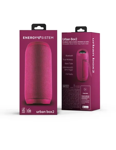 Energy Sistem Altavoces Urban Box 2 Magenta