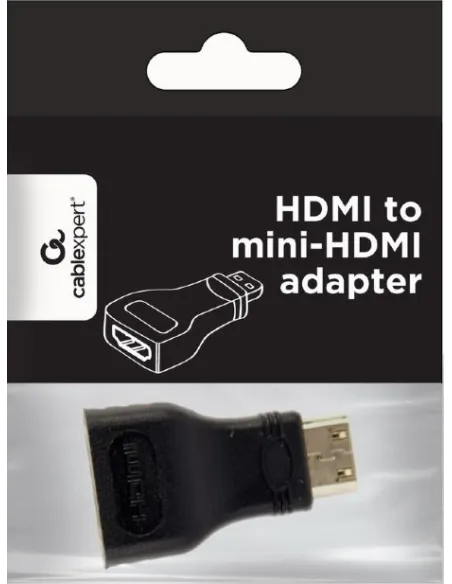 Gembird A-HDMI-FC Conversor de Imagen HDMI a mini-HDMI Full HD Negro
