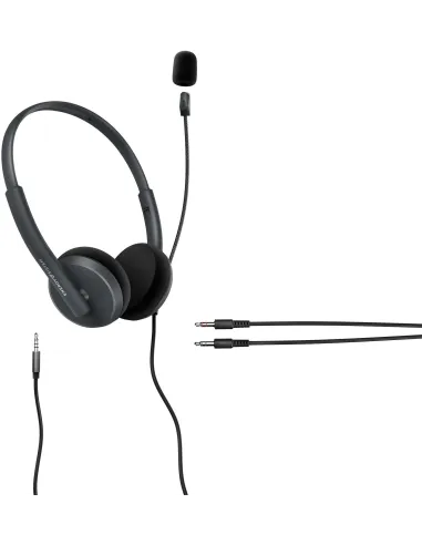 Energy Sistem Headset Office 2 Auriculares con Micrófono Negros
