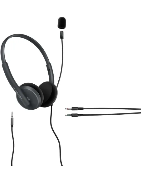 Energy Sistem Headset Office 2 Auriculares con Micrófono Negros