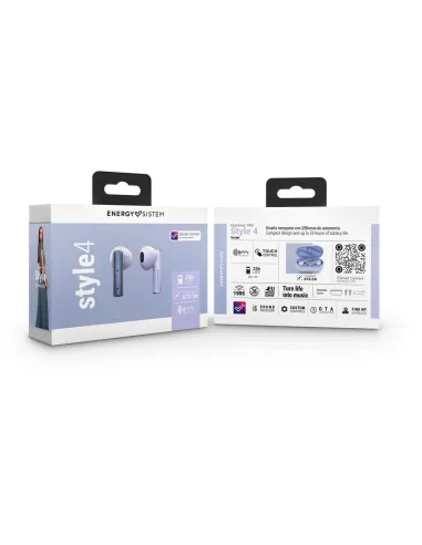 Energy Sistem Style 4 Auriculares True Wireless Morados