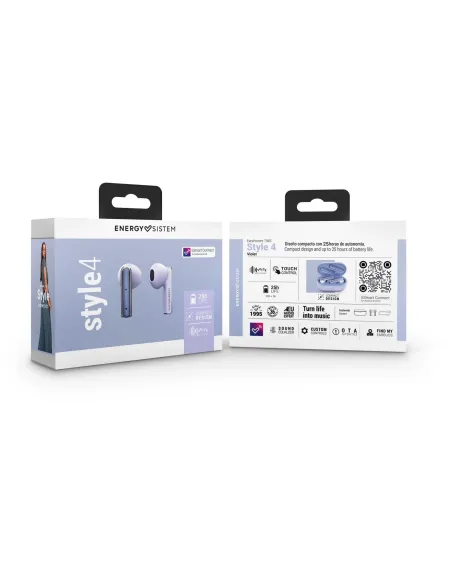 Energy Sistem Style 4 Auriculares True Wireless Morados