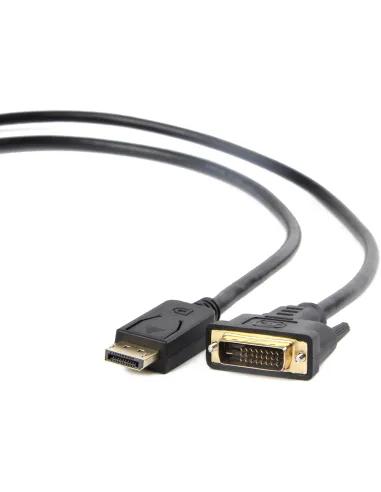 Gembird CC-DPM-DVIM-6 Adaptador de Imagen DisplayPort a DVI Full HD 1.8m Negro