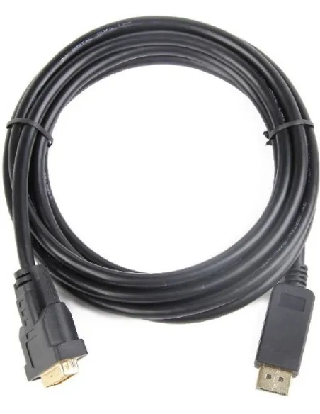Gembird CC-DPM-DVIM-6 Adaptador de Imagen DisplayPort a DVI Full HD 1.8m Negro