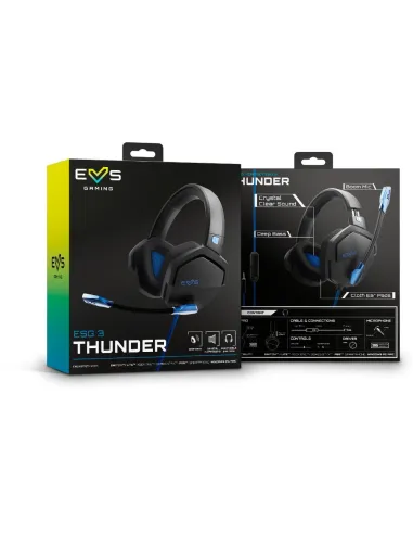 Energy Sistem ESG 3 Blue Thunder Auriculares Gaming Negro/Azul