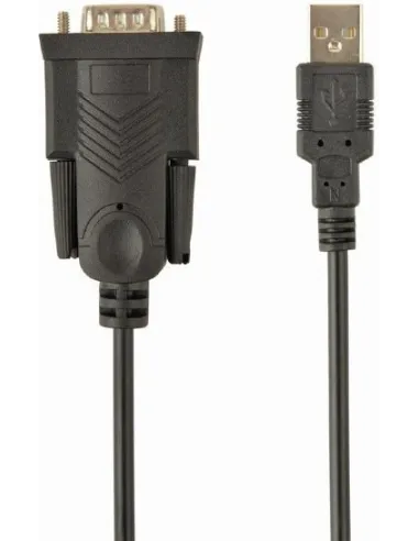 Gembird UAS-DB9M-02 Adaptador de Imagen USB-A a Serie DB9 1.5M Negro