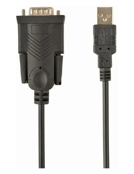 Gembird UAS-DB9M-02 Adaptador de Imagen USB-A a Serie DB9 1.5M Negro