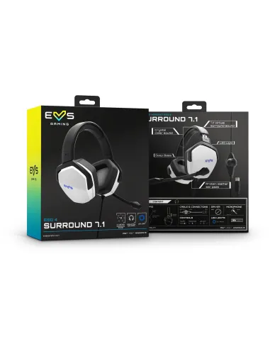 Energy Sistem ESG 4 Thunder Auriculares Gaming Multiplataforma Blancos