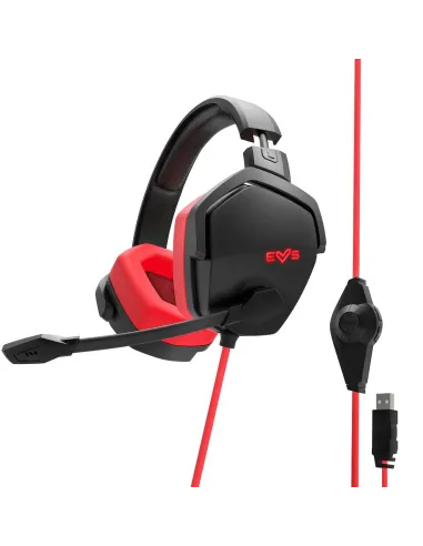 Energy Sistem ESG 4 Surround 7.1 Auriculares Gaming Negro/Rojo