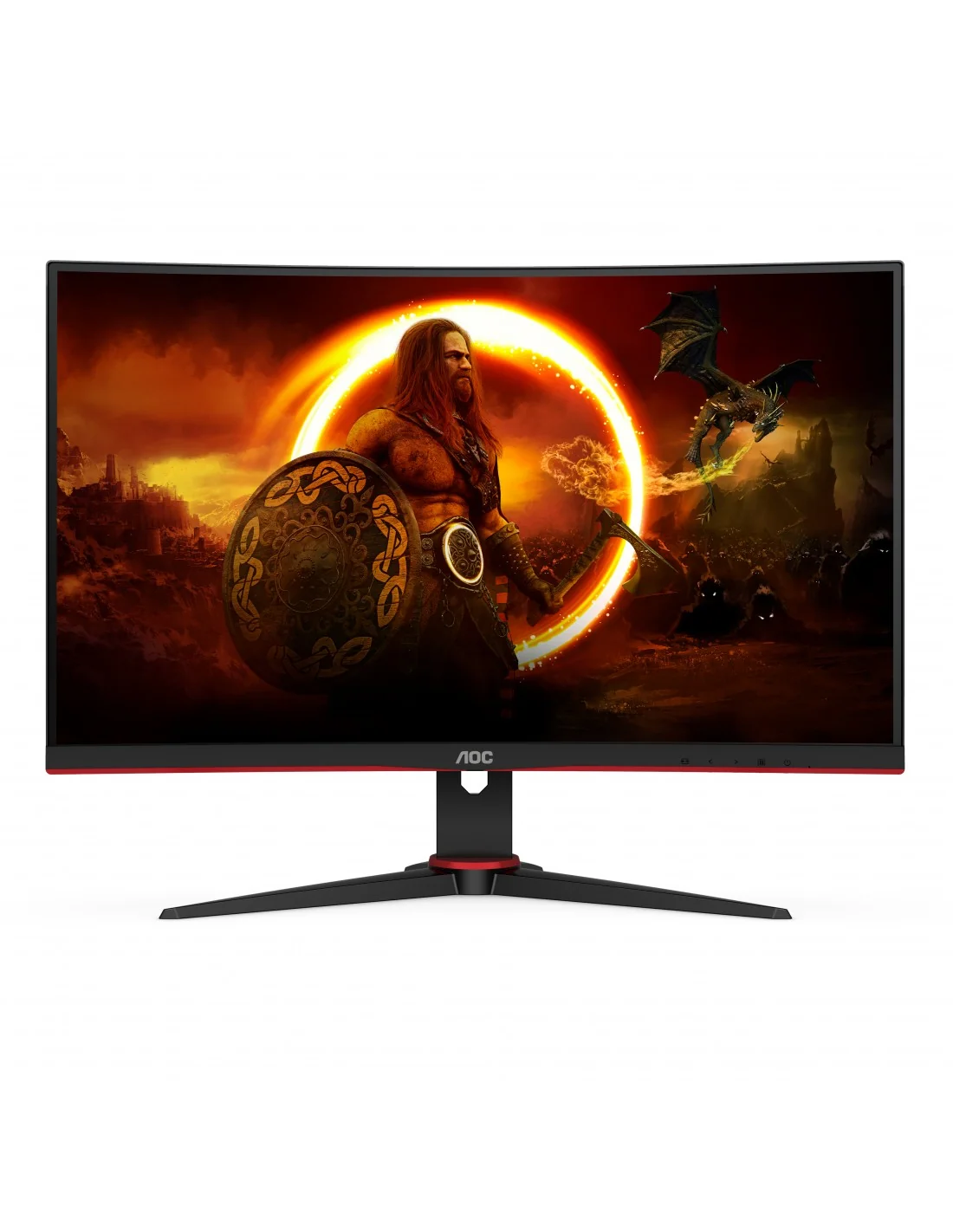 AOC C24G2AE/BK 23.6" LED FullHD 165Hz FreeSync Premium Curva Negra