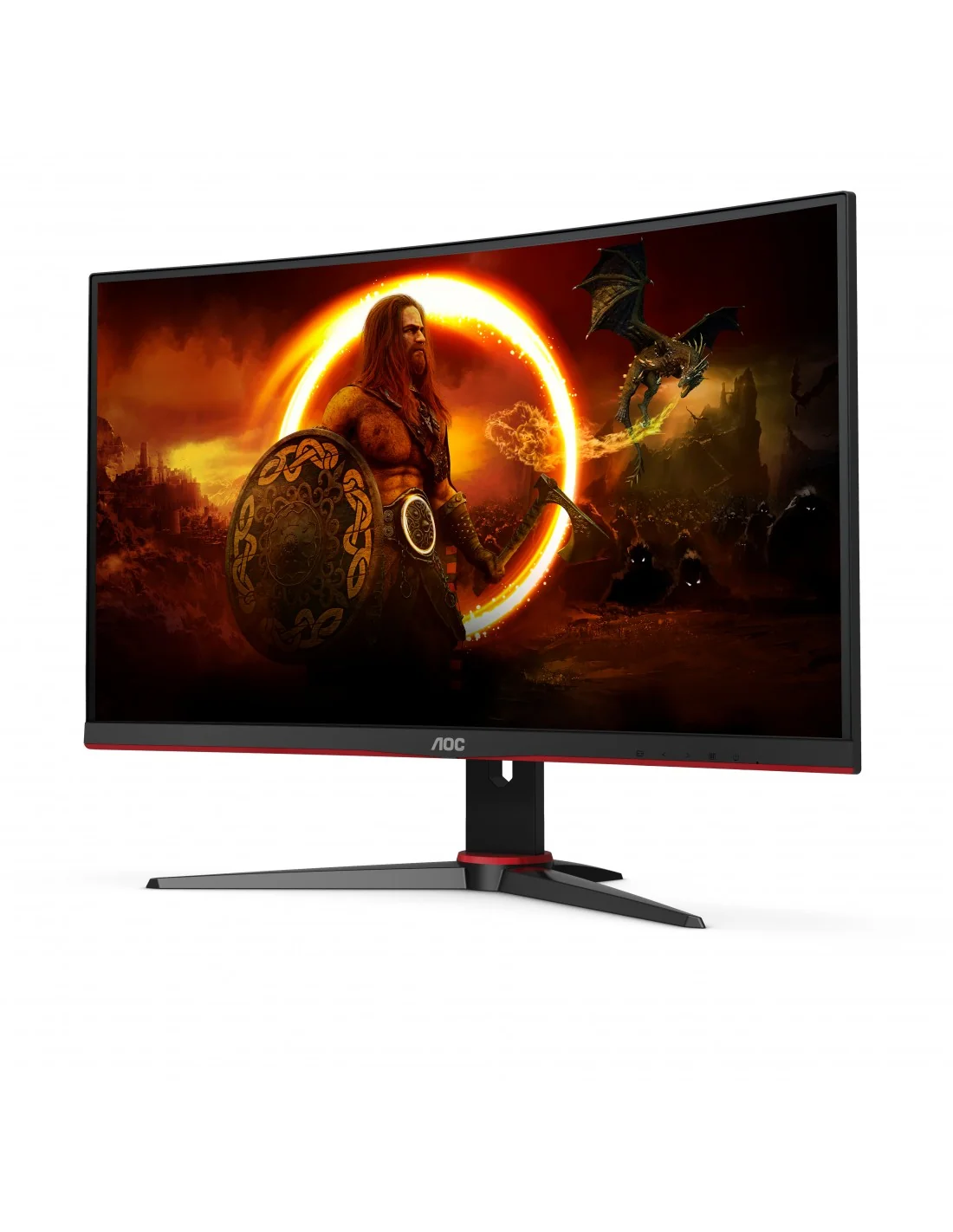 AOC C24G2AE/BK 23.6" LED FullHD 165Hz FreeSync Premium Curva Negra