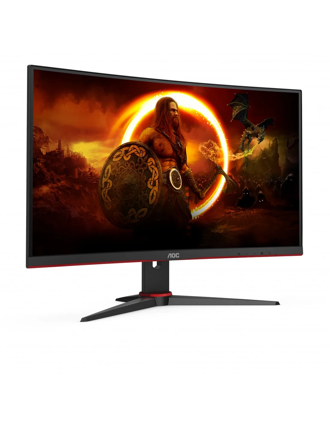 AOC C24G2AE/BK 23.6" LED FullHD 165Hz FreeSync Premium Curva Negra