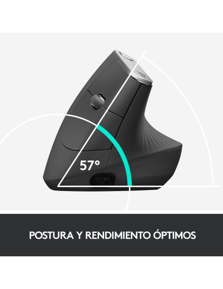 Logitech MX Vertical Ratón Ergonómico Avanzado