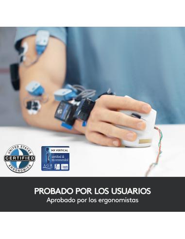 Logitech MX Vertical Ratón Ergonómico Avanzado