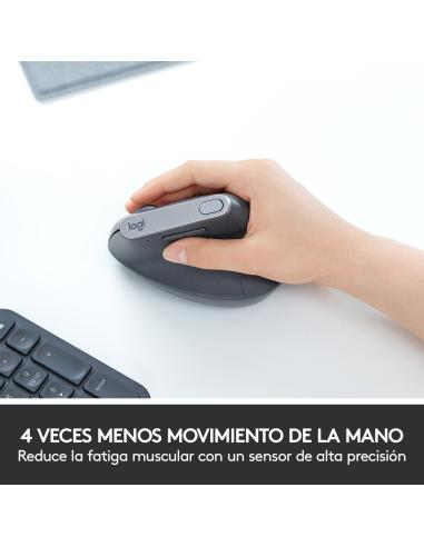 Logitech MX Vertical Ratón Ergonómico Avanzado