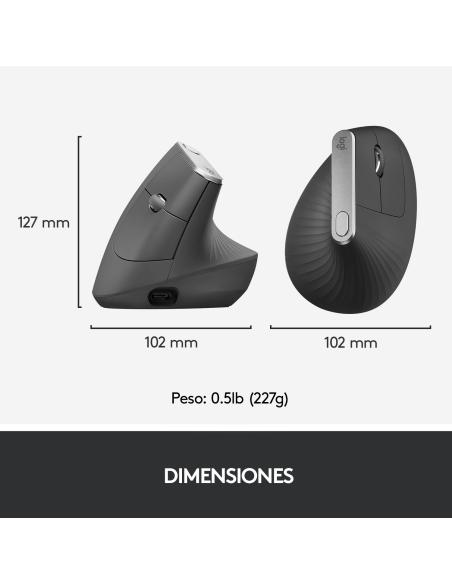 Logitech MX Vertical Ratón Ergonómico Avanzado