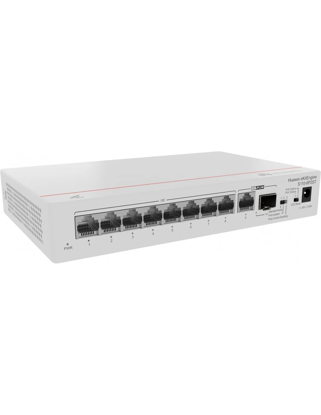 Huawei S110-8P2ST Switch 8 Puertos Gigabit