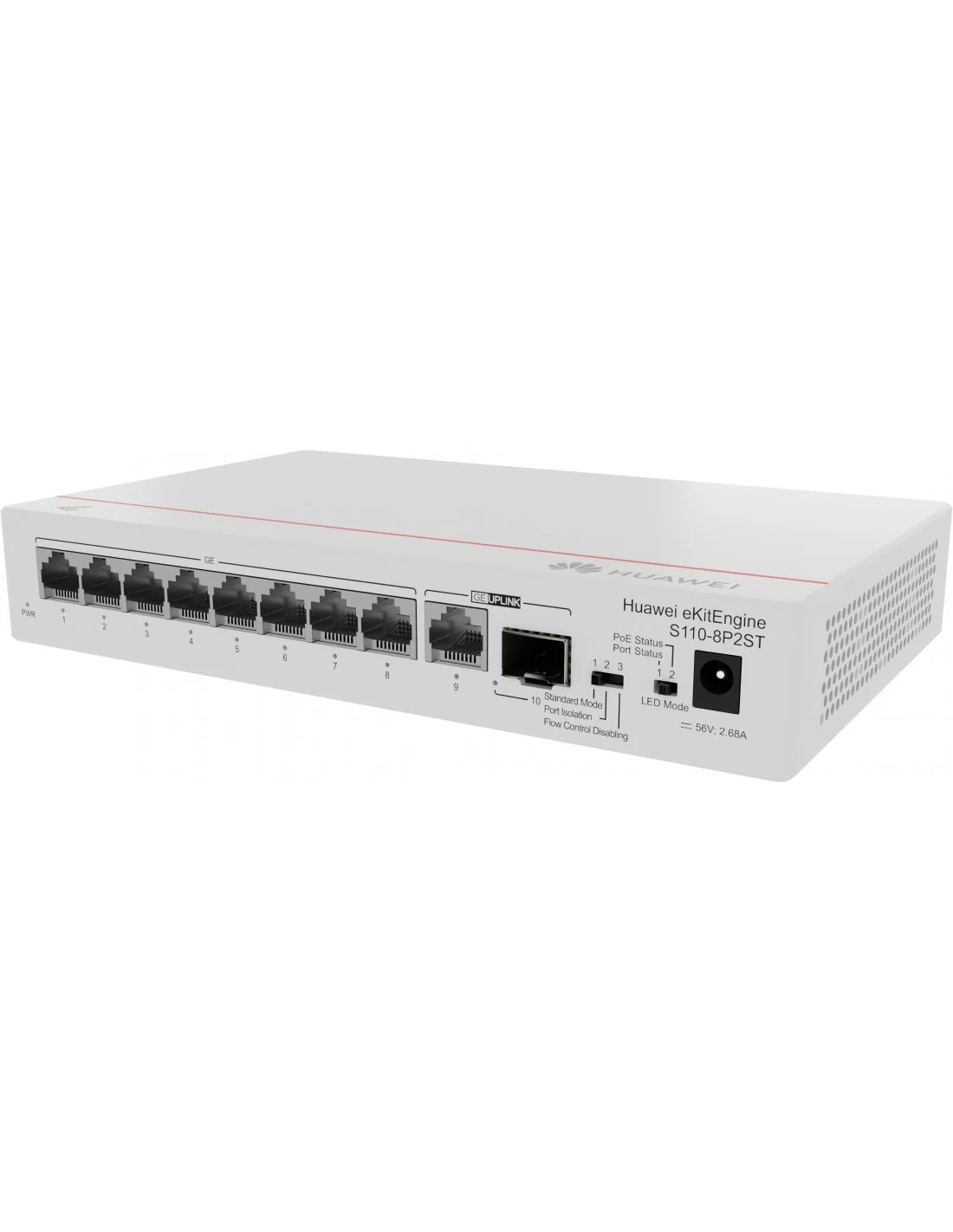 Huawei S110-8P2ST Switch 8 Puertos Gigabit