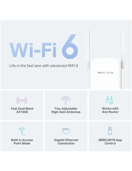 Mercusys ME60X Punto de Acceso Wifi 6 AX1500