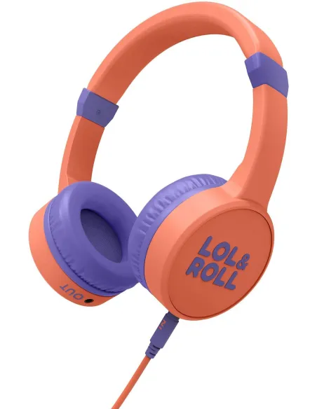 Energy Sistem Lol&Roll POP Auriculares para Niños Naranja