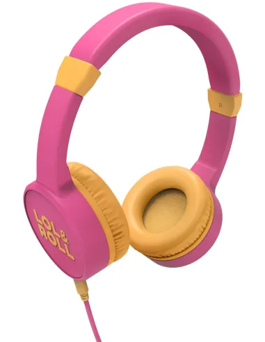Energy Sistem Lol&Roll POP Auriculares para Niños Rosas