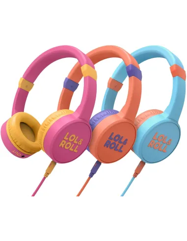Energy Sistem Lol&Roll POP Auriculares para Niños Rosas