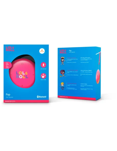 Energy Sistem Lol&roll Pop Kids Altavoz Portátil Bluetooth para Niños 5W