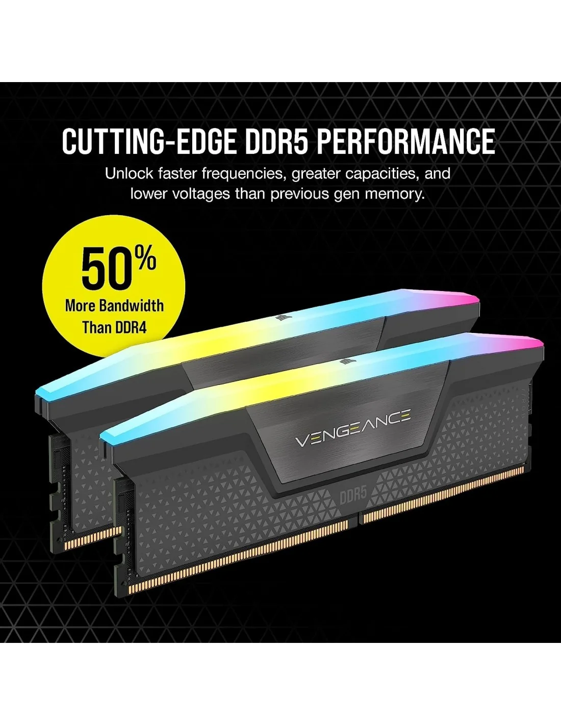 Corsair Vengeance RGB DDR5 6000MHz 32GB 2x16 GB CL36