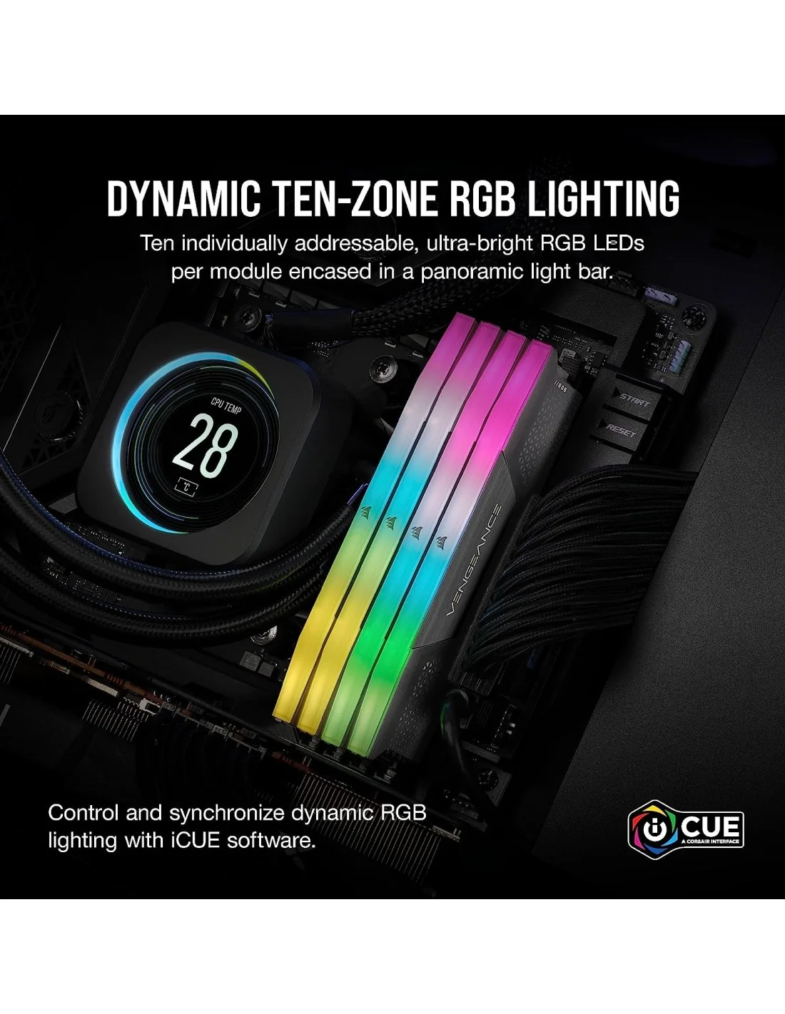 Corsair Vengeance RGB DDR5 6000MHz 32GB 2x16 GB CL36