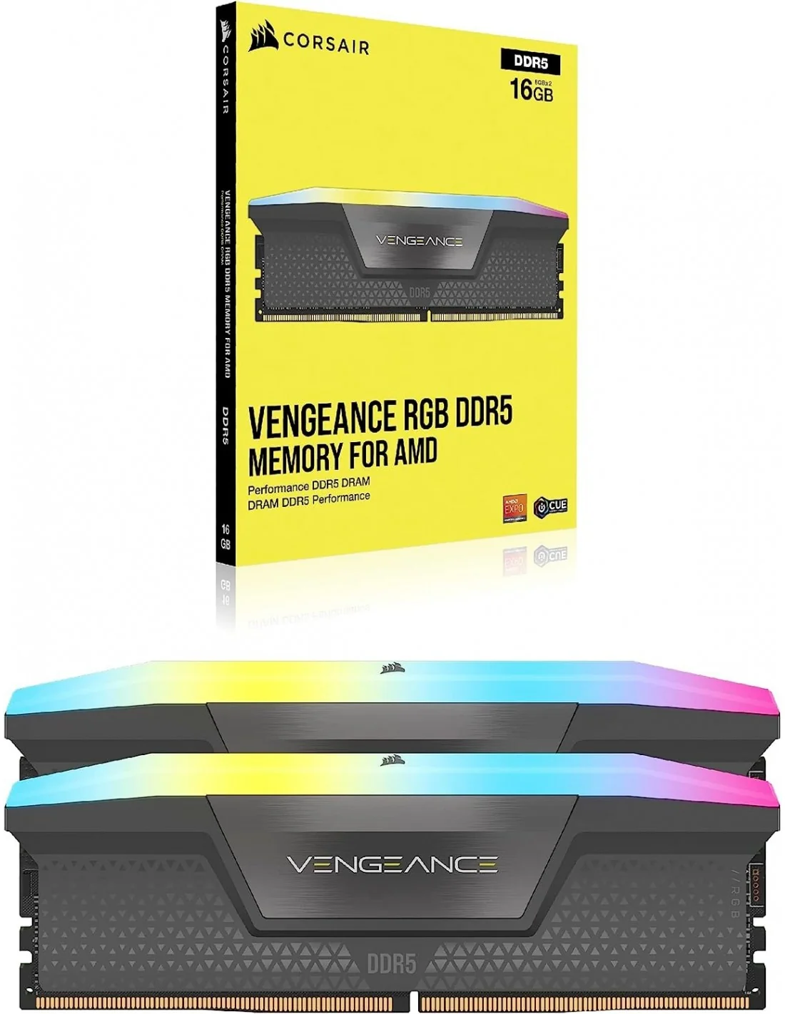 Corsair Vengeance RGB DDR5 6000MHz 32GB 2x16 GB CL36