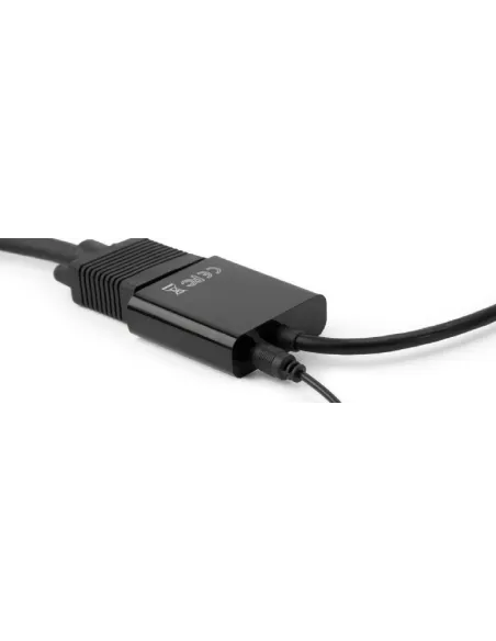 Gembird A-HDMI-VGA-03 Conversor de Imagen HDMI a VGA/Jack 3.5mm Full HD 15cm Negro