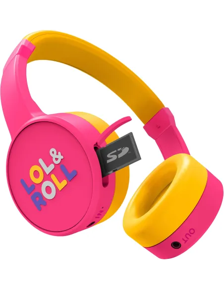 Energy Sistem Lol&Roll Pop Kids Auriculares Infantiles Bluetooth Rosa