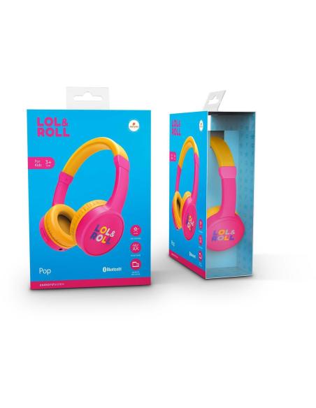 Energy Sistem Lol&Roll Pop Kids Auriculares Infantiles Bluetooth Rosa