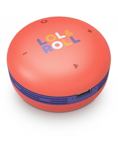 Energy Sistem Lol&Roll Pop Kids Speaker Altavoz Bluetooth para Niños Naranja