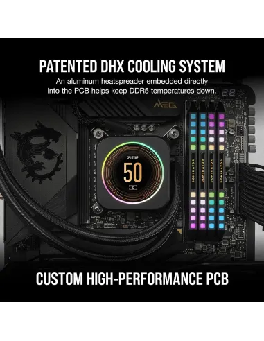 Corsair Dominator Platinum RGB DDR5 6200MHz 32GB (2x16GB) CL36 Negra